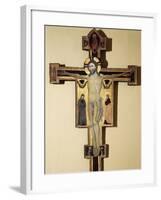 Crucifixion, Cross Painted by the Master of Cesi, First Quarter of the 14th Century-null-Framed Giclee Print