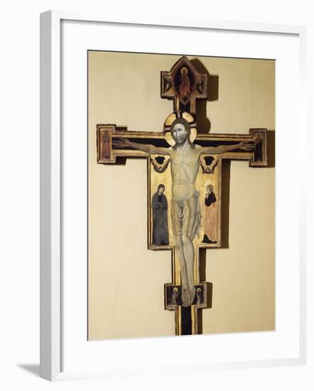 Crucifixion, Cross Painted by the Master of Cesi, First Quarter of the 14th Century-null-Framed Giclee Print