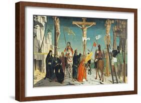 Crucifixion, Detail from San Martino Altarpiece-null-Framed Giclee Print