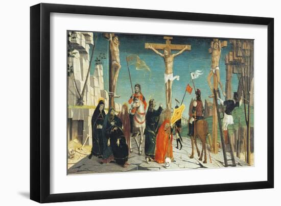 Crucifixion, Detail from San Martino Altarpiece-null-Framed Giclee Print