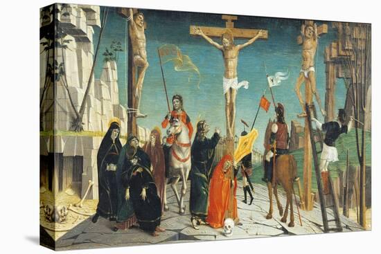 Crucifixion, Detail from San Martino Altarpiece-null-Stretched Canvas