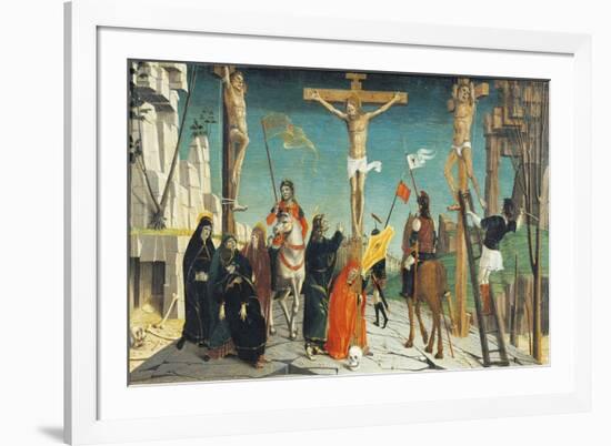 Crucifixion, Detail from San Martino Altarpiece-null-Framed Giclee Print