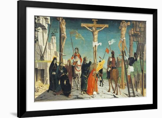 Crucifixion, Detail from San Martino Altarpiece-null-Framed Giclee Print