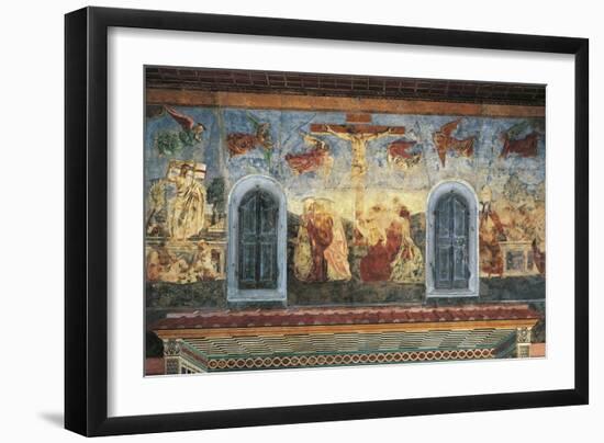 Crucifixion, Fresco-Andrea Del Castagno-Framed Giclee Print