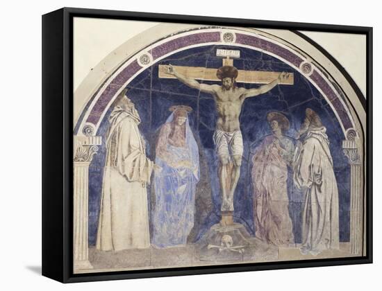 Crucifixion, Fresco-Andrea Del Castagno-Framed Stretched Canvas