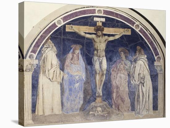 Crucifixion, Fresco-Andrea Del Castagno-Stretched Canvas