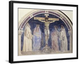 Crucifixion, Fresco-Andrea Del Castagno-Framed Giclee Print