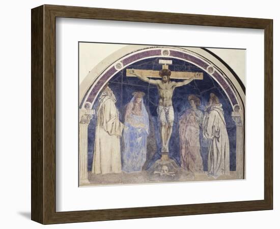 Crucifixion, Fresco-Andrea Del Castagno-Framed Giclee Print