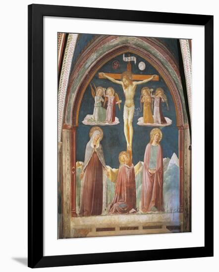 Crucifixion, Fresco-Nicolo Alunno-Framed Giclee Print