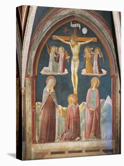 Crucifixion, Fresco-Nicolo Alunno-Stretched Canvas