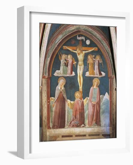 Crucifixion, Fresco-Nicolo Alunno-Framed Giclee Print