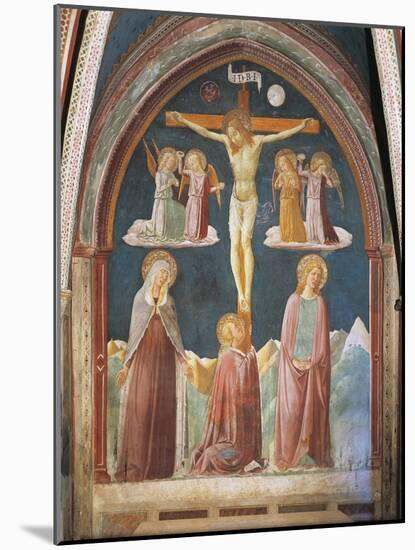 Crucifixion, Fresco-Nicolo Alunno-Mounted Giclee Print