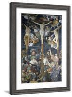 Crucifixion, Fresco-Gaudenzio Ferrari-Framed Giclee Print