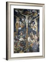 Crucifixion, Fresco-Gaudenzio Ferrari-Framed Giclee Print