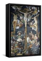 Crucifixion, Fresco-Gaudenzio Ferrari-Framed Stretched Canvas