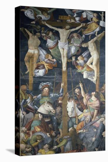 Crucifixion, Fresco-Gaudenzio Ferrari-Stretched Canvas