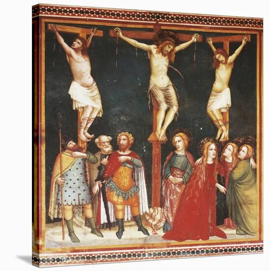 Crucifixion, Fresco-Ferrer Bassa-Stretched Canvas