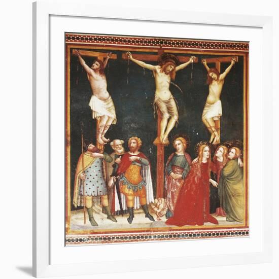 Crucifixion, Fresco-Ferrer Bassa-Framed Giclee Print