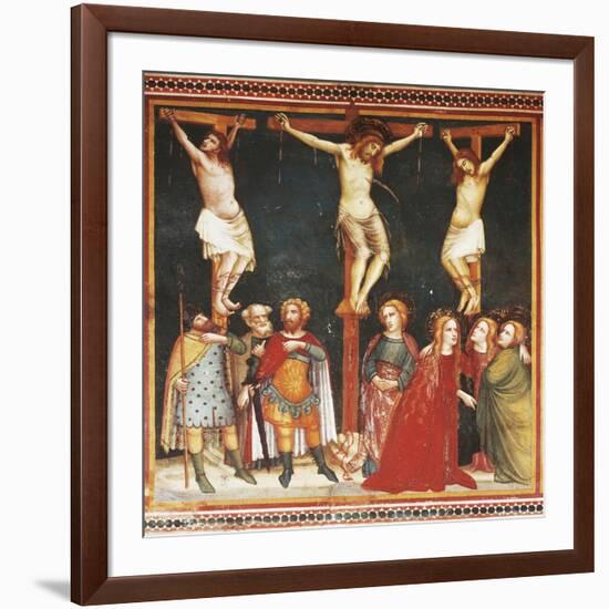 Crucifixion, Fresco-Ferrer Bassa-Framed Giclee Print