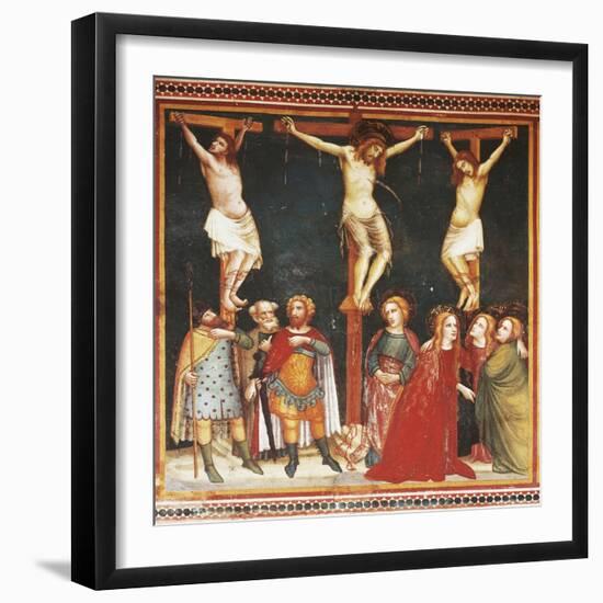 Crucifixion, Fresco-Ferrer Bassa-Framed Giclee Print