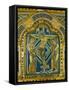 Crucifixion, from the Verdun Altar, 12th CE, Enamel-Nicholas of Verdun-Framed Stretched Canvas