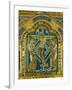 Crucifixion, from the Verdun Altar, 12th CE, Enamel-Nicholas of Verdun-Framed Giclee Print