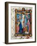 Crucifixion, Illustration from the Missal of Master Pancratino, C. 1430 (Vellum)-Italian-Framed Giclee Print