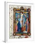 Crucifixion, Illustration from the Missal of Master Pancratino, C. 1430 (Vellum)-Italian-Framed Giclee Print