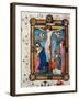 Crucifixion, Illustration from the Missal of Master Pancratino, C. 1430 (Vellum)-Italian-Framed Giclee Print