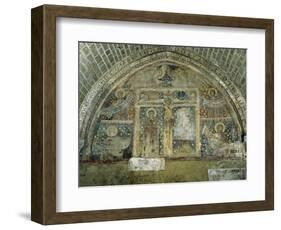 Crucifixion in Chapter House, also known as Chapel of Dead-null-Framed Giclee Print