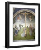 Crucifixion, Issogne Castle Oratory, Italy, 15th-16th Centuries-null-Framed Giclee Print