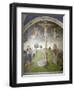 Crucifixion, Issogne Castle Oratory, Italy, 15th-16th Centuries-null-Framed Giclee Print