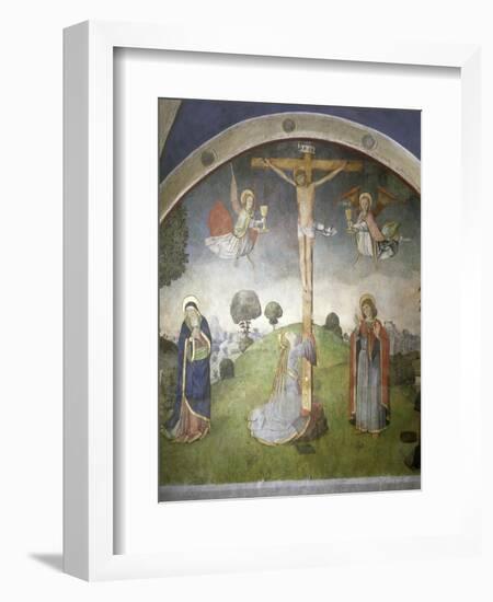 Crucifixion, Issogne Castle Oratory, Italy, 15th-16th Centuries-null-Framed Giclee Print