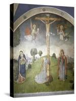 Crucifixion, Issogne Castle Oratory, Italy, 15th-16th Centuries-null-Stretched Canvas