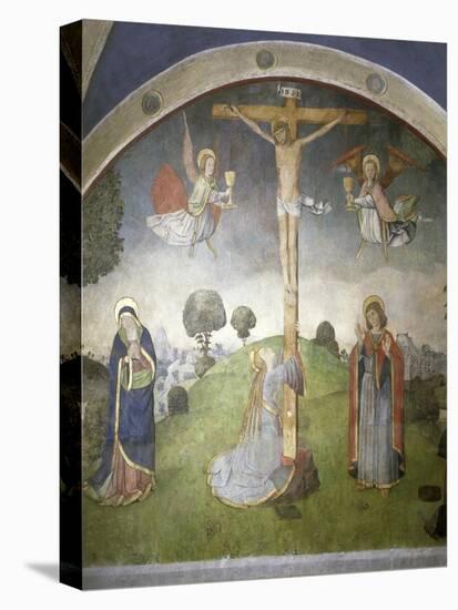 Crucifixion, Issogne Castle Oratory, Italy, 15th-16th Centuries-null-Stretched Canvas