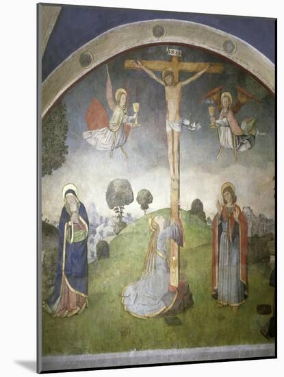 Crucifixion, Issogne Castle Oratory, Italy, 15th-16th Centuries-null-Mounted Giclee Print