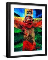 Crucifixion- it Is Finished, 2009-Patricia Brintle-Framed Giclee Print