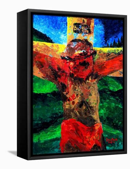 Crucifixion- it Is Finished, 2009-Patricia Brintle-Framed Stretched Canvas