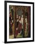 Crucifixion, Madonna Enthroned and Saints, Detail from Right Chapel Altarpiece-null-Framed Giclee Print