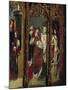 Crucifixion, Madonna Enthroned and Saints, Detail from Right Chapel Altarpiece-null-Mounted Giclee Print