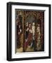 Crucifixion, Madonna Enthroned and Saints, Detail from Right Chapel Altarpiece-null-Framed Premium Giclee Print