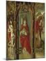 Crucifixion, Madonna Enthroned and Saints, Detail from Right Chapel Altarpiece-null-Mounted Giclee Print