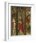 Crucifixion, Madonna Enthroned and Saints, Detail from Right Chapel Altarpiece-null-Framed Giclee Print