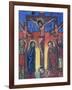 Crucifixion, Manuscript in Museum of Church of St Mary of Zion-null-Framed Giclee Print