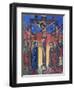 Crucifixion, Manuscript in Museum of Church of St Mary of Zion-null-Framed Premium Giclee Print