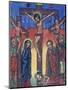 Crucifixion, Manuscript in Museum of Church of St Mary of Zion-null-Mounted Premium Giclee Print