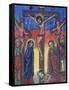 Crucifixion, Manuscript in Museum of Church of St Mary of Zion-null-Framed Stretched Canvas