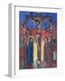 Crucifixion, Manuscript in Museum of Church of St Mary of Zion-null-Framed Giclee Print