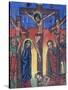 Crucifixion, Manuscript in Museum of Church of St Mary of Zion-null-Stretched Canvas