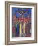 Crucifixion, Manuscript in Museum of Church of St Mary of Zion-null-Framed Giclee Print